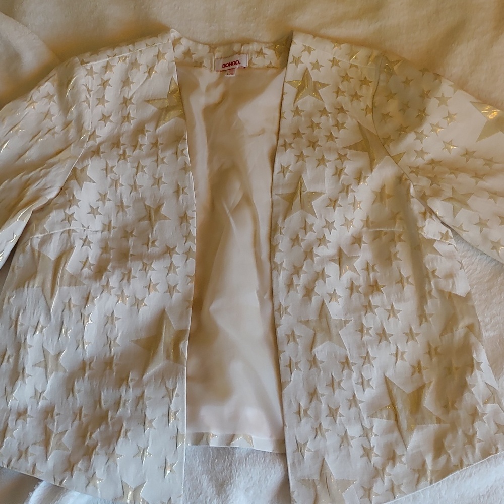 Bongo Gold 🌟 Stars Petite Lined Blazer